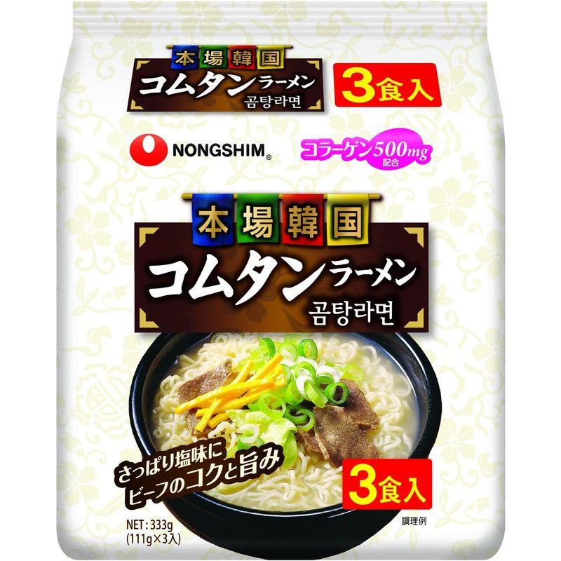 農心 本場韓国コムタンラーメン 111g 3食×12個