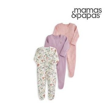 Mamas&Papas 花漾日常-連身衣3件組