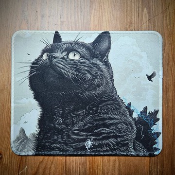 喵吉拉-細緻布面滑鼠墊