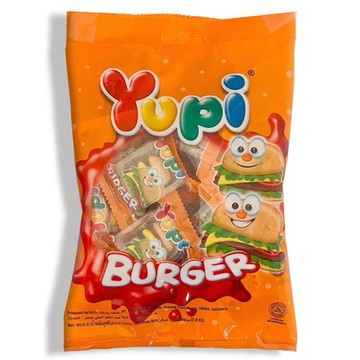 Yupi呦皮-漢堡QQ糖/漢堡QQ糖(可樂味)【現貨】