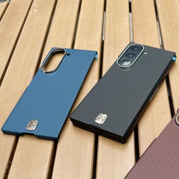 適用于三星Z Fold6手機殼碳纖維紋zfold7保護套心系天下凱夫拉紋保護殼磨砂W24輕薄zfold5簡約w26男女新外殼