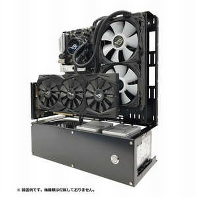 長尾製作所 PCケース オープンフレーム ver.E-ATX ブラック N