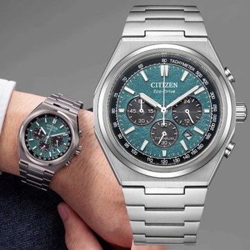 CITIZEN星辰 GENT S系列 Zenshin 新鈦度 光動能計時腕錶 新年禮物 推薦 送禮 42.5mm/CA4610-85X