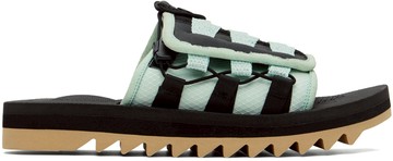 SUICOKE 黑色 & 绿色 DAO-2ab2 凉鞋