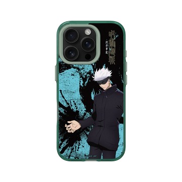 iPhone 16 Pro Clear 憂墨綠 - Jujutsu Kaisen 咒術迴戰 S2 - 澀谷事變戰鬥系列-五條悟