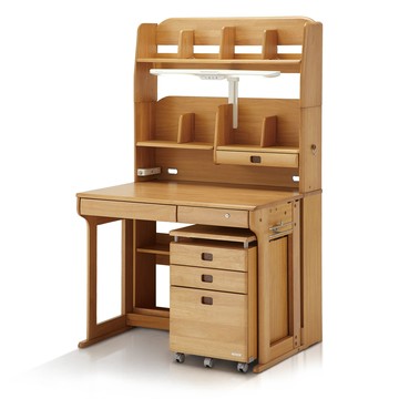 【KOIZUMI】Woody兒童成長實木書桌組 ODS-623