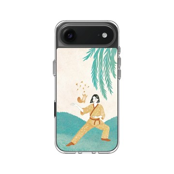 iPhone Air Clear Case（相機按鈕） 透明 - 欣蒂小姐 Miss Cyndi - 松子散花