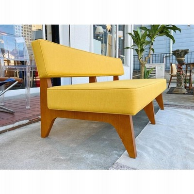 IDEE/イデー SOLID BENCH/ソリッドベンチ ソファ 2人掛け イエロー系 ファブリック アッシュ材 ナチュラル モダン 北欧インテリア  | LINEブランドカタログ