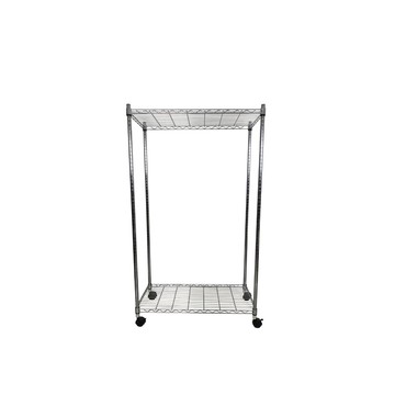 我塑我形 90 x 45 x 125 cm MIT耐重移動式萬用鐵力士鍍鉻二層收納架 置物架 鐵力士架 二層架