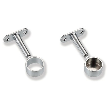 L622 L622-1 懸吊可調式衣桿托 易利裝生活五金 可調式 目玉 管頭 中通 掛衣桿 掛衣架