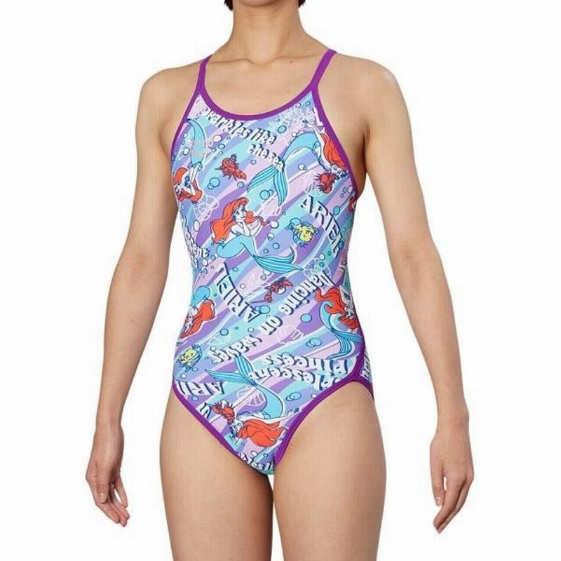 水着 女子 ジュニア スクール水着 女子 ディズニー水着 レディースjr パープル Arn Qcb02 通販 Lineポイント最大0 5 Get Lineショッピング