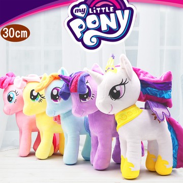 My Little Pony 彩虹小馬絨毛娃娃玩偶30公分 415614/654156(平輸品)【小品館】