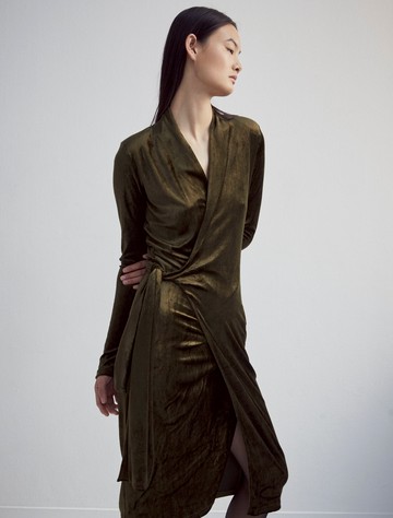 Uira Dress in Moss