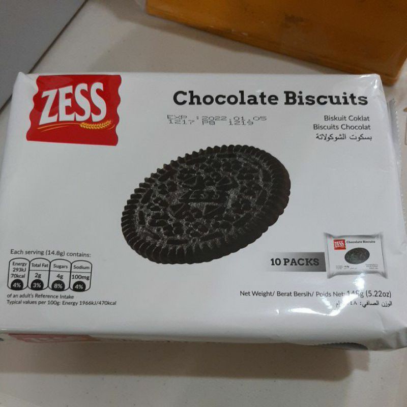 Zess 巧克力餅乾10包一組原味蘇打餅乾10包一組 舊 蝦皮購物 Line購物