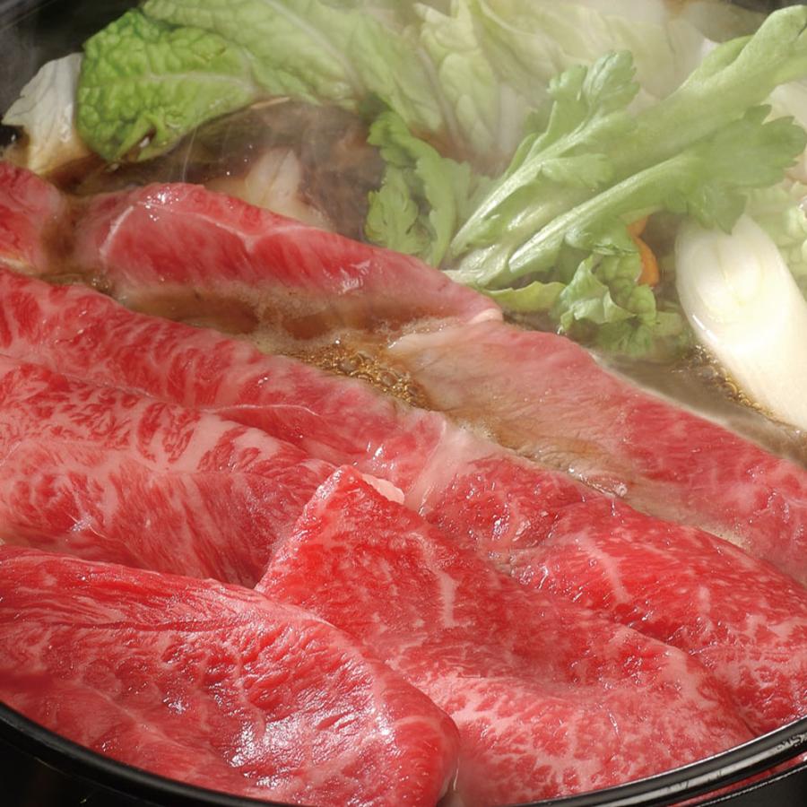 滋賀 近江「松喜屋」 近江牛すきやき 300g (モモ・バラ)   牛肉