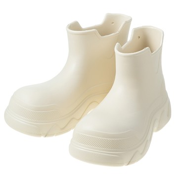 afinar 女款 超輕量EVA厚底雨靴  淺褐色  24cm