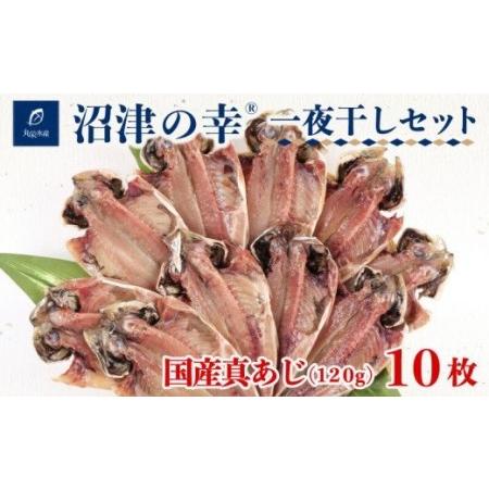 ふるさと納税 干物 魚 一夜干し 沼津の幸 真あじ 120g 10枚 セット 真鯵 (A) 【干物 ひもの 魚 干物 ひもの 一夜干し 干物 ひもの 沼津の幸 干物.. 静岡県沼津市