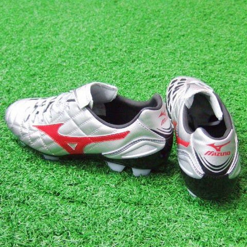 インシジョン2 MD シルバー×レッド 【MIZUNO|ミズノ】サッカースパイク ...