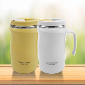 樂活 304不鏽鋼馬克杯-500ml-2支