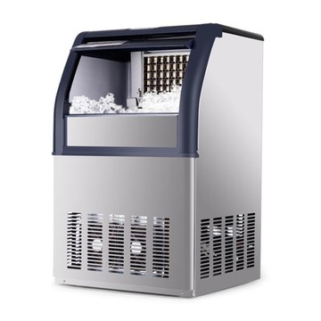 【可開發票】製冰機 制冰機 大型80kg奶茶店酒吧ktv全自動冰塊機家用小型方冰 莎瓦迪卡