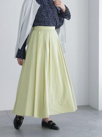 氣質百褶喇叭長裙(0F000448810) - Te chichi