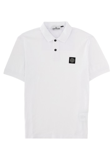 stone island polo with logo