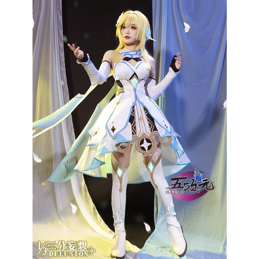 三分妄想 白朮 コスプレ 靴 ウィッグ - コスプレ