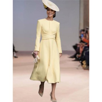 高級感連衣裙2024秋法式輕奢高貴名媛氣質顯瘦宴會禮服女平時可穿