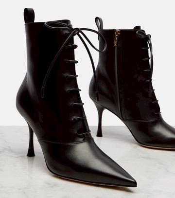 Gianvito Rossi Leather lace-up boots
