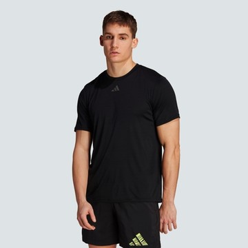 ADIDAS HIIT SLG TEE 男短袖上衣-黑-IL7003