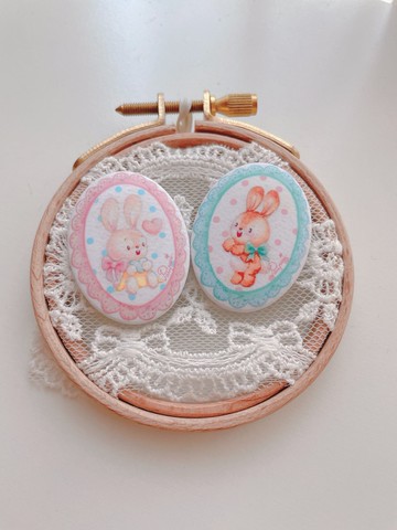 Bunny Sweet Vintage Brooch 胸針