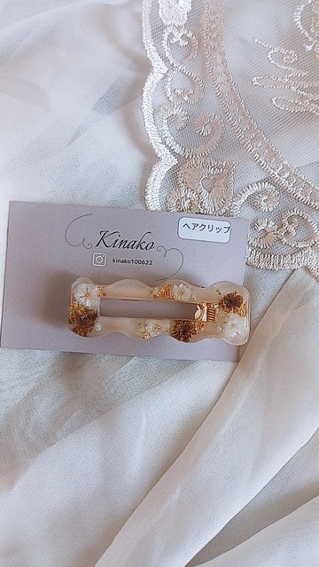 【獨一無二】粉色滿天星造型髮夾