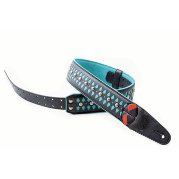 RightOn Mojo 系列 – Armour Teal 盔甲 吉他背帶