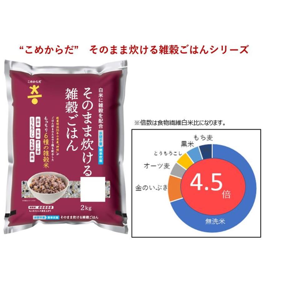 神明 こめからだ もっちり6種の雑穀米 2kg