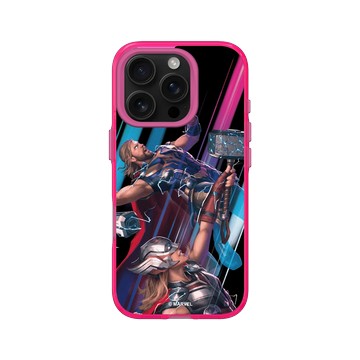 iPhone 16 Pro Clear 粉漾桃 - 迪士尼-漫威 Marvel - 雷神索爾-愛與雷霆