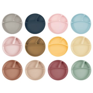 土耳其【minikoioi】防滑矽膠餐盤 吸盤餐具 副食品餐具 寶寶餐盤(多色可選)