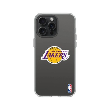 iPhone 15 Pro Max Clear 透明 - NBA - Logo-洛杉磯湖人 L.A. Lakers