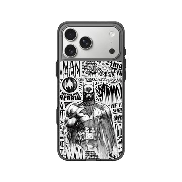 iPhone 17 Pro Max Clear (相機按鈕) 酷墨灰 - Batman 蝙蝠俠 - 蝙蝠俠塗鴉