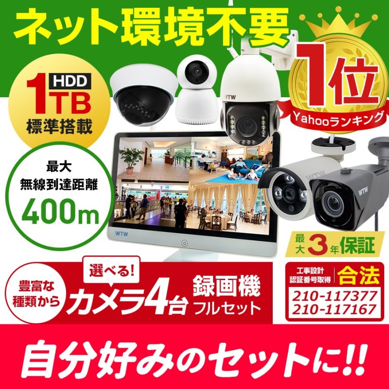 防犯カメラ ベビーモニター 玄関モニター 常時監視 屋外 セット 防犯灯 1〜2台セット 家庭用 監視カメラ - ckmvietnam.com