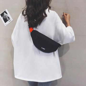 ins胸包女夏季簡約腰包男健身運動小背包學生休閑百搭胸前斜挎包