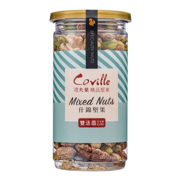 【Coville可夫萊精品堅果】雙活菌什錦堅果－八小時低溫烘焙-季節伴手禮/台灣製造在地品牌_（200g/罐）X3入