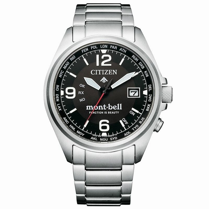 シチズン プロマスター モンベルコラボ ソーラー 電波 時計 CITIZEN PROMASTER mont-bell collaboration 腕時計  メンズ ブラック CB0171-97E 人気 | LINEブランドカタログ