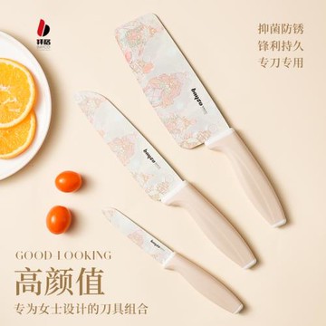 拜格菜刀家用廚刀水果刀女士切菜刀廚房專用切肉刀切片刀輔食刀具