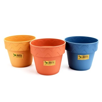 [家速配]翠筠彩陶盆5吋(顏色隨機出貨)