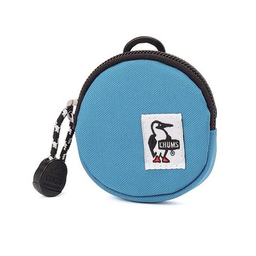 CHUMS Recycle Round Coin Case零錢收納包 藍色 CH603573A088