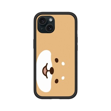 iPhone 15 Mod NX 黑 - 柴語錄 Shiba Says - 廢柴大臉(橫)