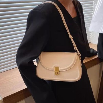 Cherval Kidch真皮女包2026新款腋下包單肩包小眾女款超火斜挎包