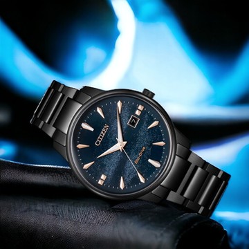 CITIZEN 星辰  Hebe 田馥甄配戴款 銀河限定光動能手錶-BM7595-89L