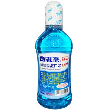 德恩奈 清新雙效漱口水 不含酒精 500ml