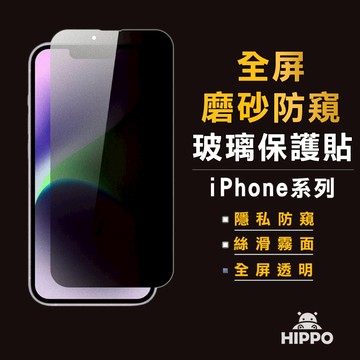 全屏霧面防窺玻璃貼 防窺滿版保護貼 適用 iPhone 17 16 15 14 13 12 11 Pro Max XR